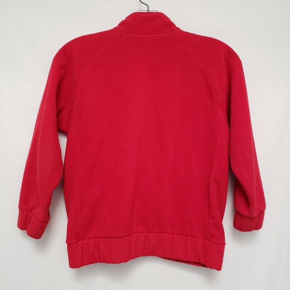Red Gap Fleece Zip-Up Jacket - Picture 3 of 6